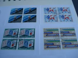 Satz Sondermarken 1990, FDC Satz + 4erblock, 5 Belege