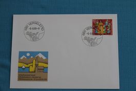 PTT, Werbestempel, 4 x die 8 im Stempel, Vergeletto, 8.8.88