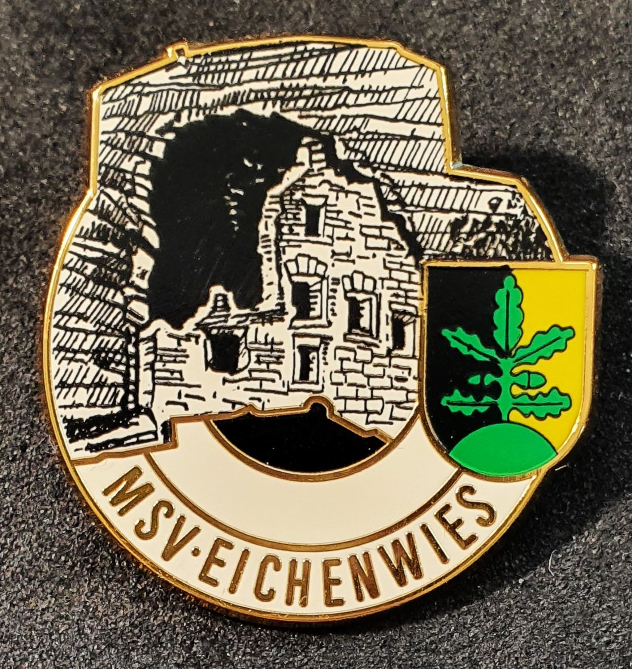Placchette & Badge: BB928 - Pin Schloss Ruine MSV Eichenwies – Usato da Reinach BL venduto da Boston-Verkauf