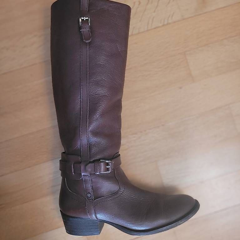 Massimo Dutti Damenschuhe: Massimo Dutti Stiefel Leder – Gebraucht aus Arbon von vardeu9320 1