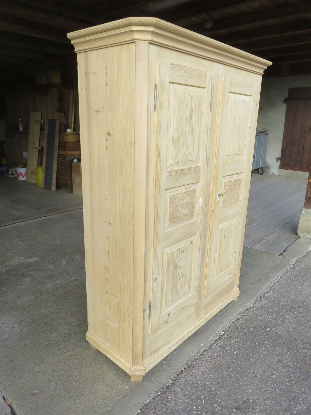 Armadi: antiker Biedermeier-Tannenschrank – Usato da Ruswil venduto da Mfladibus 5
