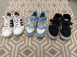 Schuhpaket- 3 Paar- Größe 33- adidas- nike-vans