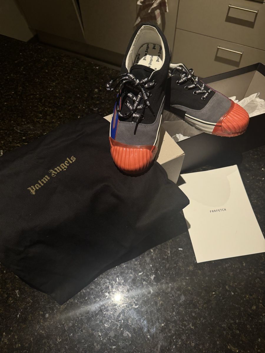 Scarpe da uomo: Palm Angels Multicoloured Flame Low Sneakers – Nuovo (secondo la descrizione) da Oensingen venduto da custom_lenkraeder 2