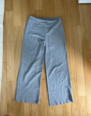 Stoffhose grau bequem Zara