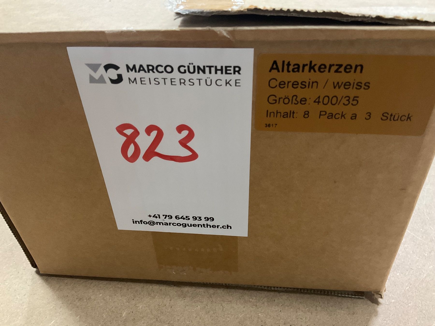 Candele: 823 Posten Altarkerzen aus Liquidation – Nuovo (secondo la descrizione) da Derendingen venduto da Meisterstuecke 1