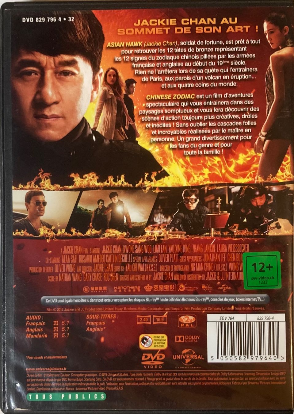 Tutti i DVDs: JACKIE CHAN - CHINESE ZODIAC – Usato da Poliez-Pittet venduto da Newtown-Records 1