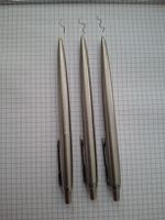 3 Parker Kugelschreiber silber matt,