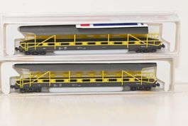 BLS Autotransportwagen Hobbytrain 2 Stück mit OVP