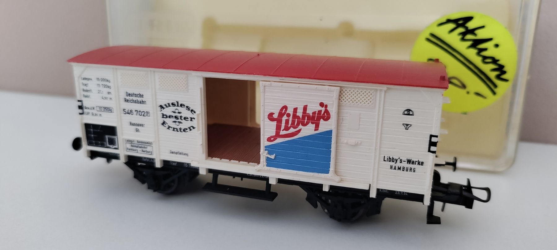 Trix Modellini di ferrovie: TRIX-EXPRESS | "H0-Güterwagen-LIBBYS" | Nr.23502 | NEUWERTIG – Usato da Boswil venduto da MAF_952 3