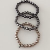Drei Armband Echt Perlen