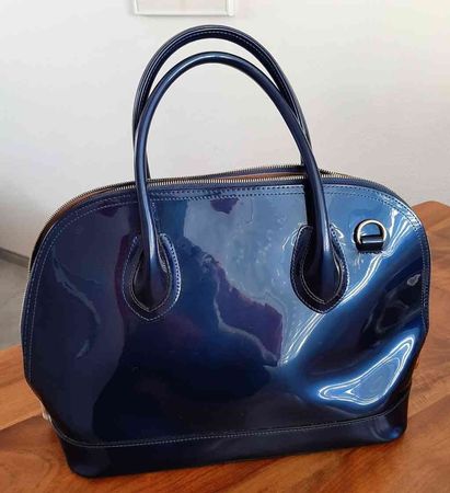 Damen Hand Tasche blau Neu
