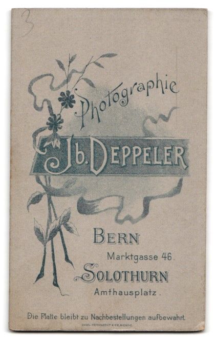 Fotografie & Manifesti: Fotografie Jb. Deppeler, Bern, Marktgass – Usato da Berlin venduto da bartko-reher 1