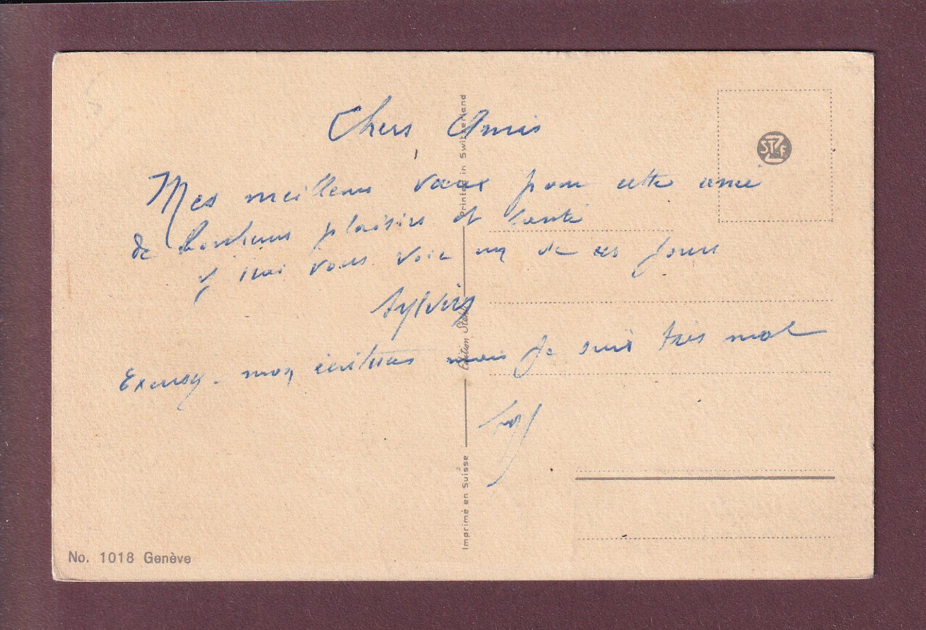 Cartes postales: GENEVE - La rade – D'occasion à Pully par nicecards 1