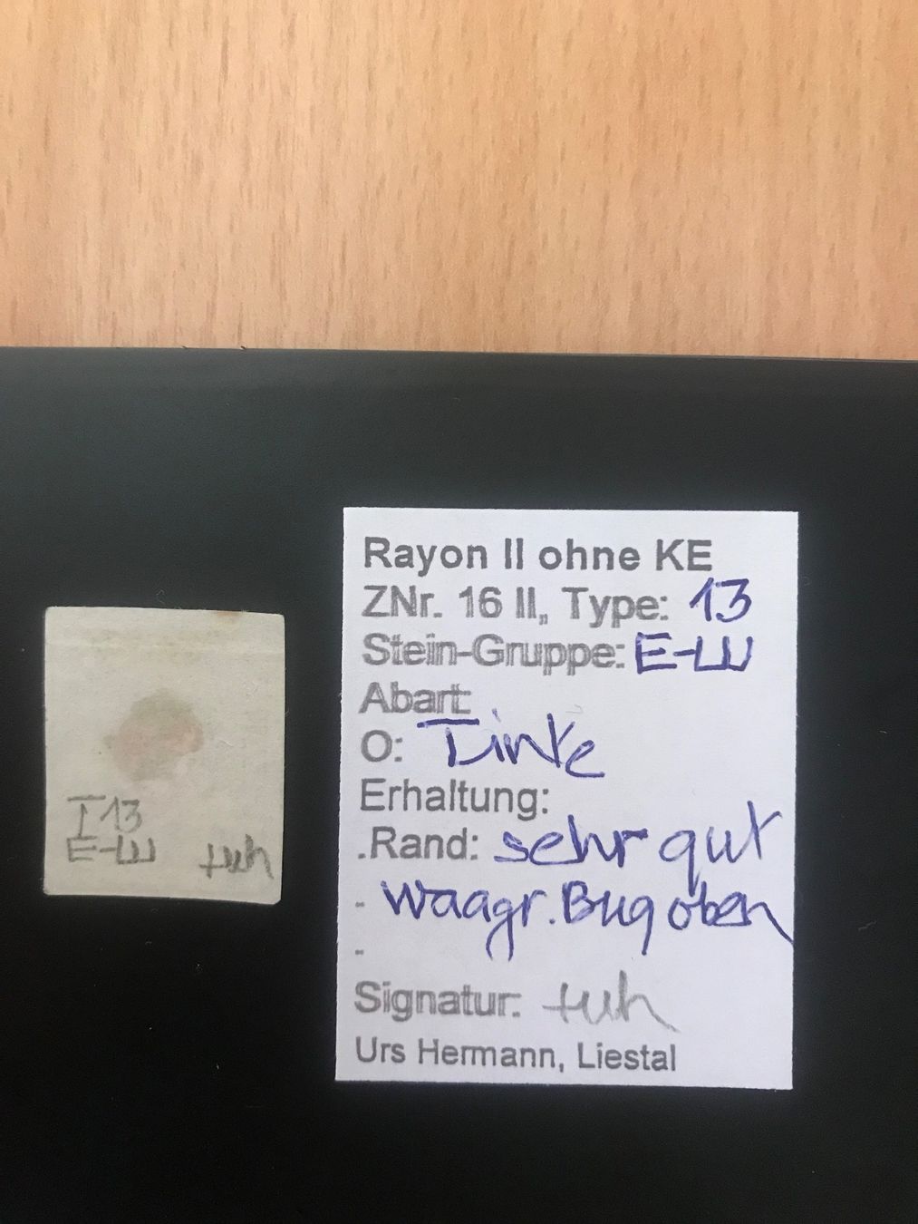 Tous les timbres: Rayon 16 II ohne KE - E-LU mit Kleinattest – D'occasion à stäfa par brandy66 1