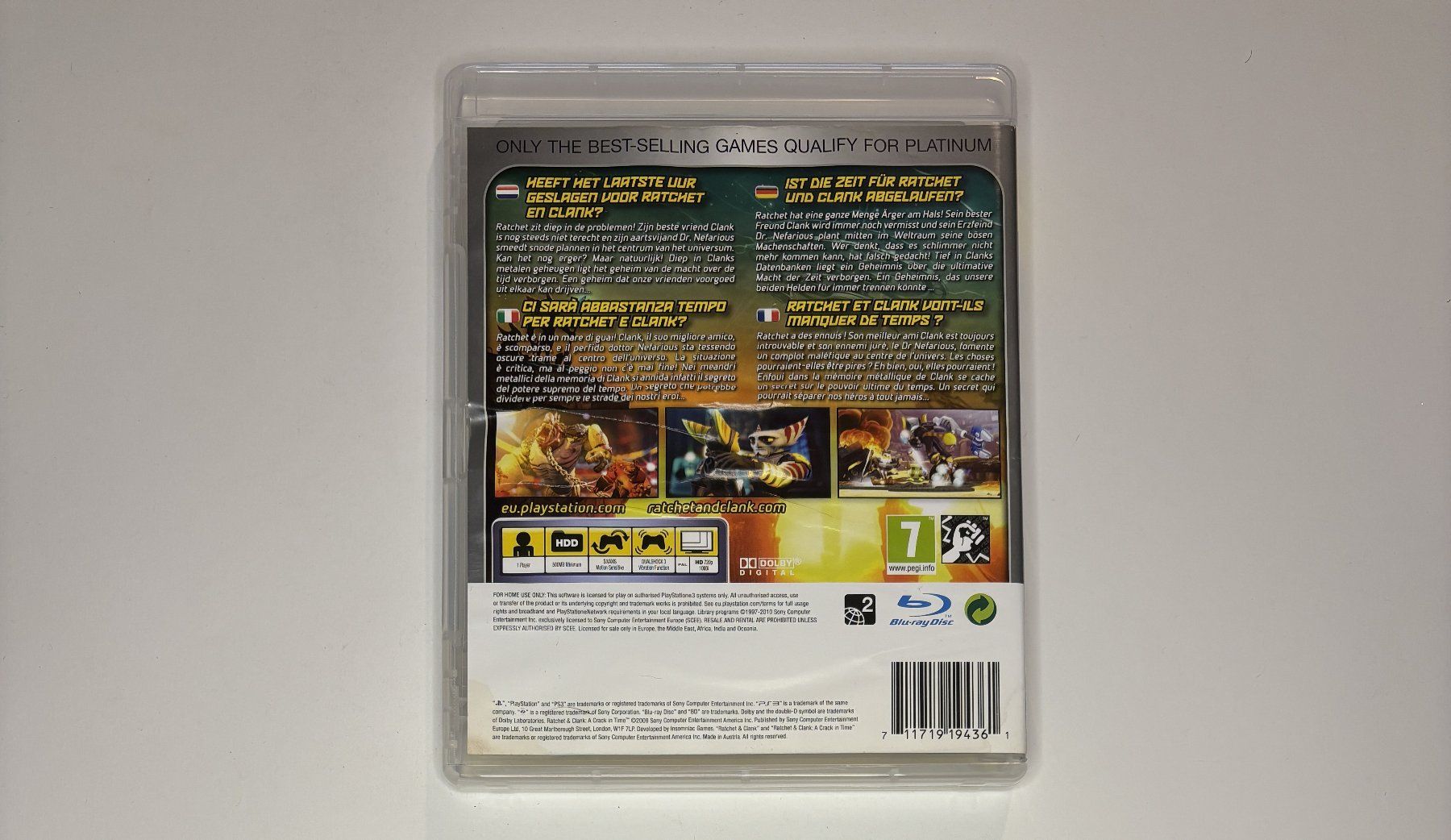 Giochi: PS3 - Ratchet & Clank: A Crack In Time – Usato da Allschwil venduto da Bullach 2