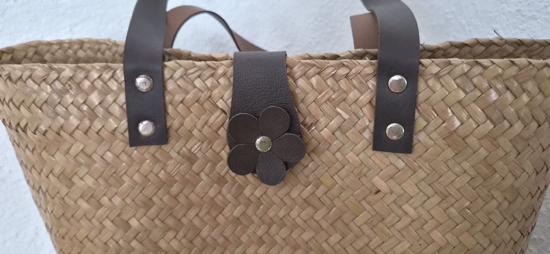 Borse da donna: Korbtasche Tasche Shopper Handmade Strohtasche – Usato da Affoltern am Albis venduto da thingsANDthings 1