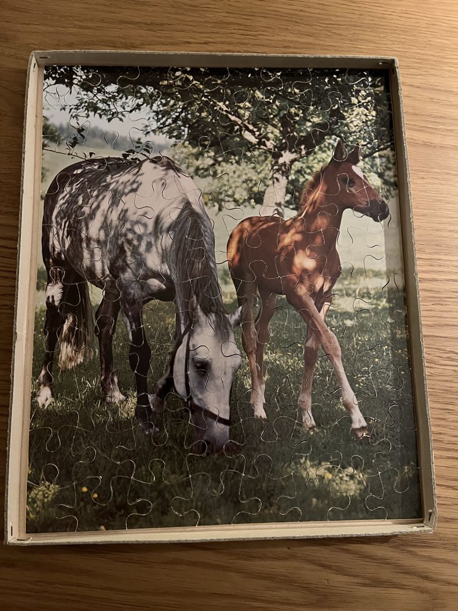 Puzzle: Puzzle en bois chevaux – Usato da St. Prex venduto da Nikolletta 2