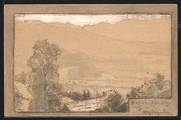 Handgemalt: Berchtesgaden, Ortsansicht a