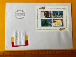 Sonderbrief 1990 Genf Nationale Briefmarkenausstellung
