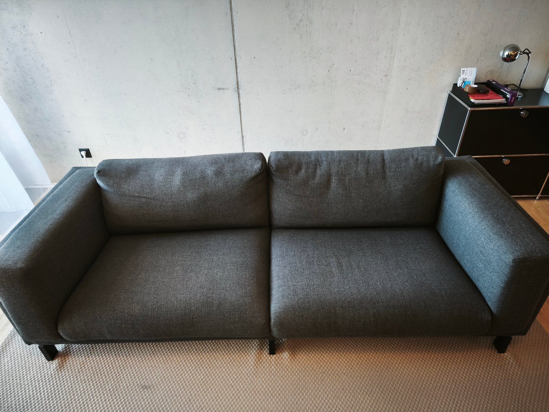 Ikea Sofas: Ikea Nockeby 3er Sofa dunkelgrau – D'occasion à Winterthur par messiha 8