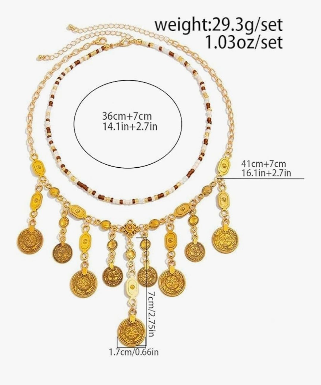 Catenine: Boho Kette – Nuovo e nell'imballaggio originale da Hemmental venduto da Schmuckstudio 1