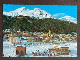 Davos mit Blick gegen Tinzenhorn
