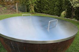 Schutzabdeckung für Feuerschale - Wetterschutzdeckel 60 cm