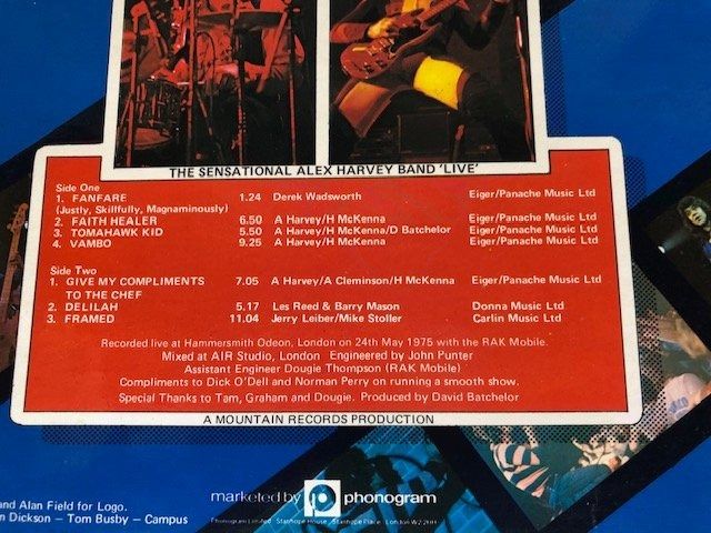 Dischi in vinile: The Sensational Alex Harvey Band – Usato da Aarwangen venduto da Jukebox3 4
