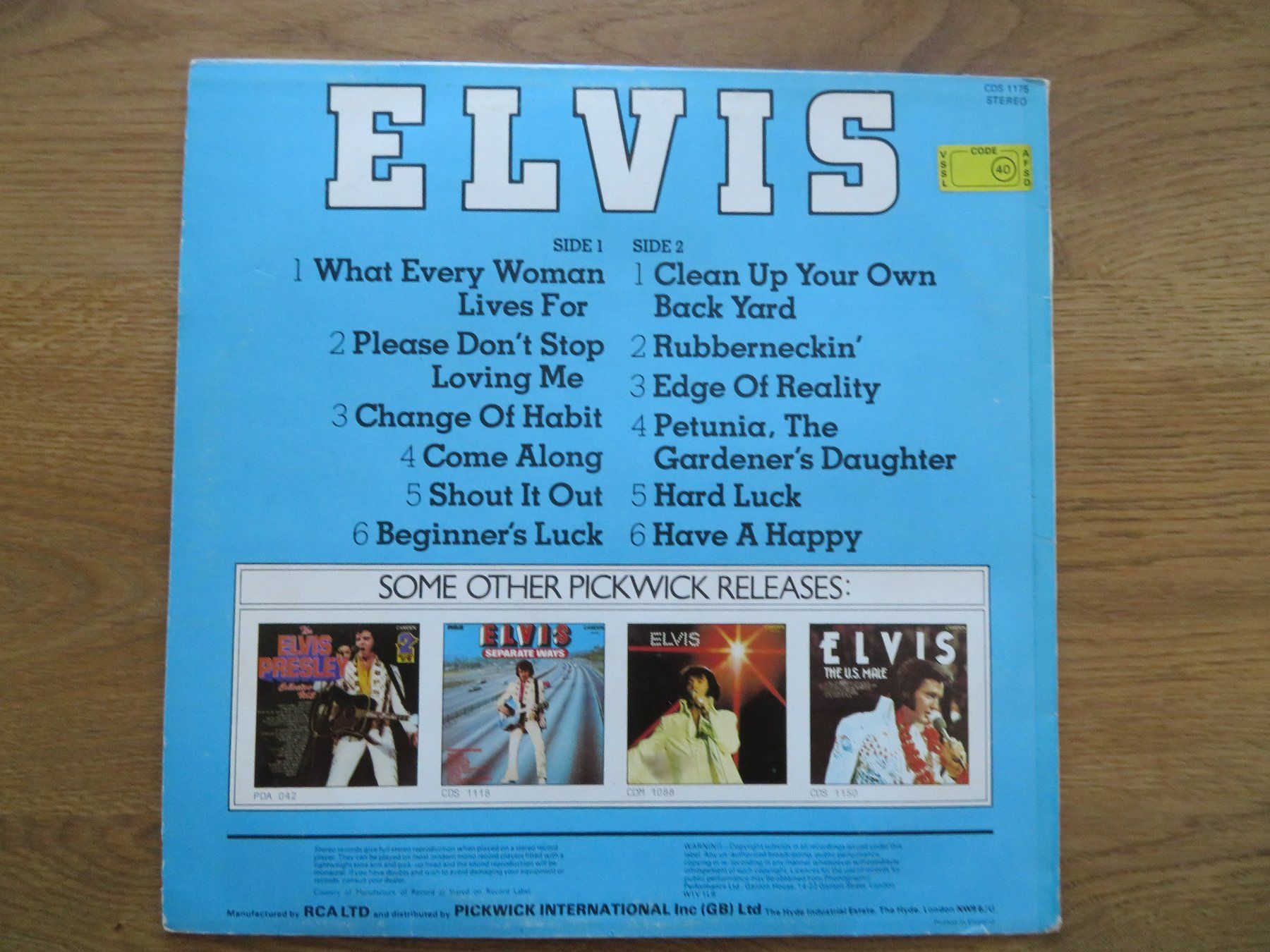 Dischi in vinile: ELVIS PRESLEY PLEASE DONT STOP LOVING ME – Nuovo (secondo la descrizione) da Zürich venduto da max_cp5f 1