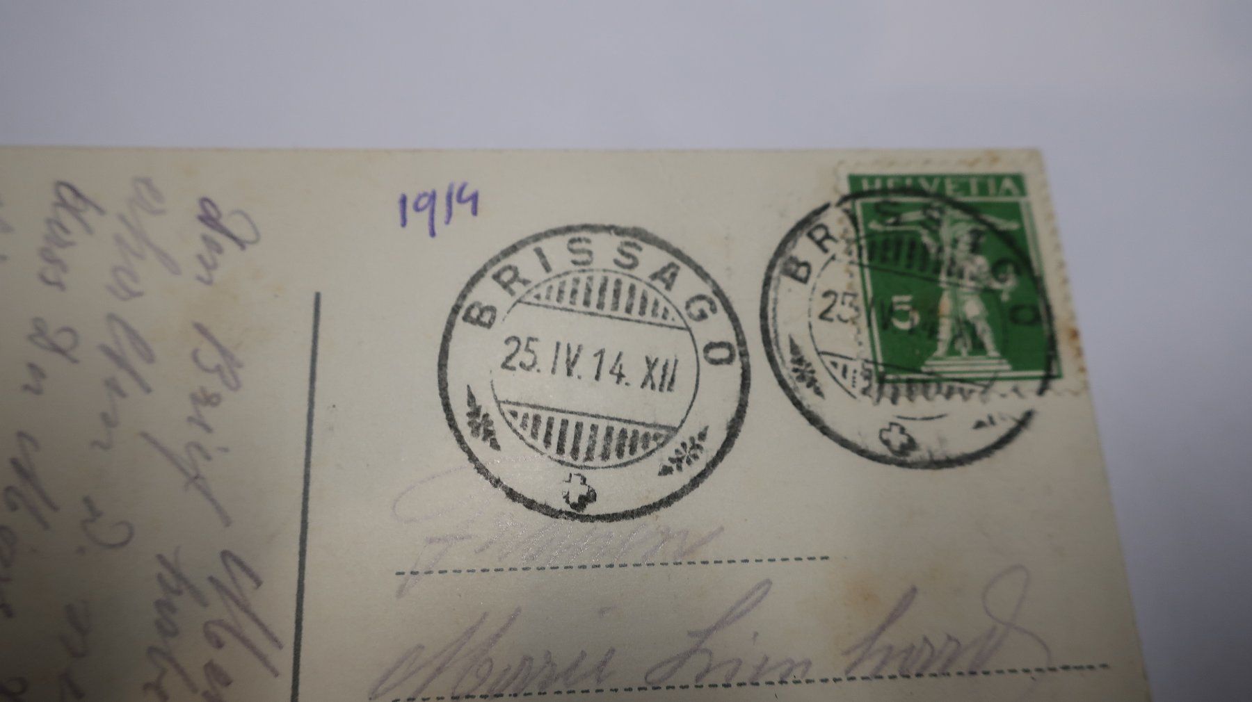 Ansichtskarten: Brissago 1914 – Gebraucht aus Cormoret von Pascalll2001 4