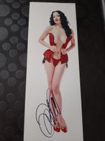 Dita Von Teese - Handsigniert 10x30cm - Handsigniert