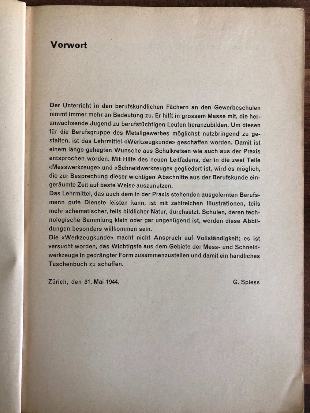 Libri: Werkzeugkunde 1953 – Usato da Petit-Lancy venduto da Hastala42 2