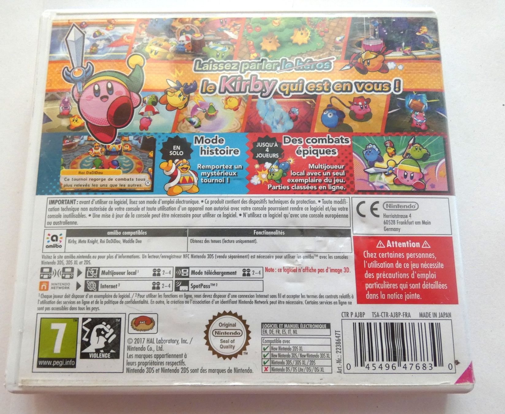 Nintendo Giochi: Nintendo 3DS - KIRBY Battle Royale – Usato da La Sarraz venduto da classicworldcoins 1
