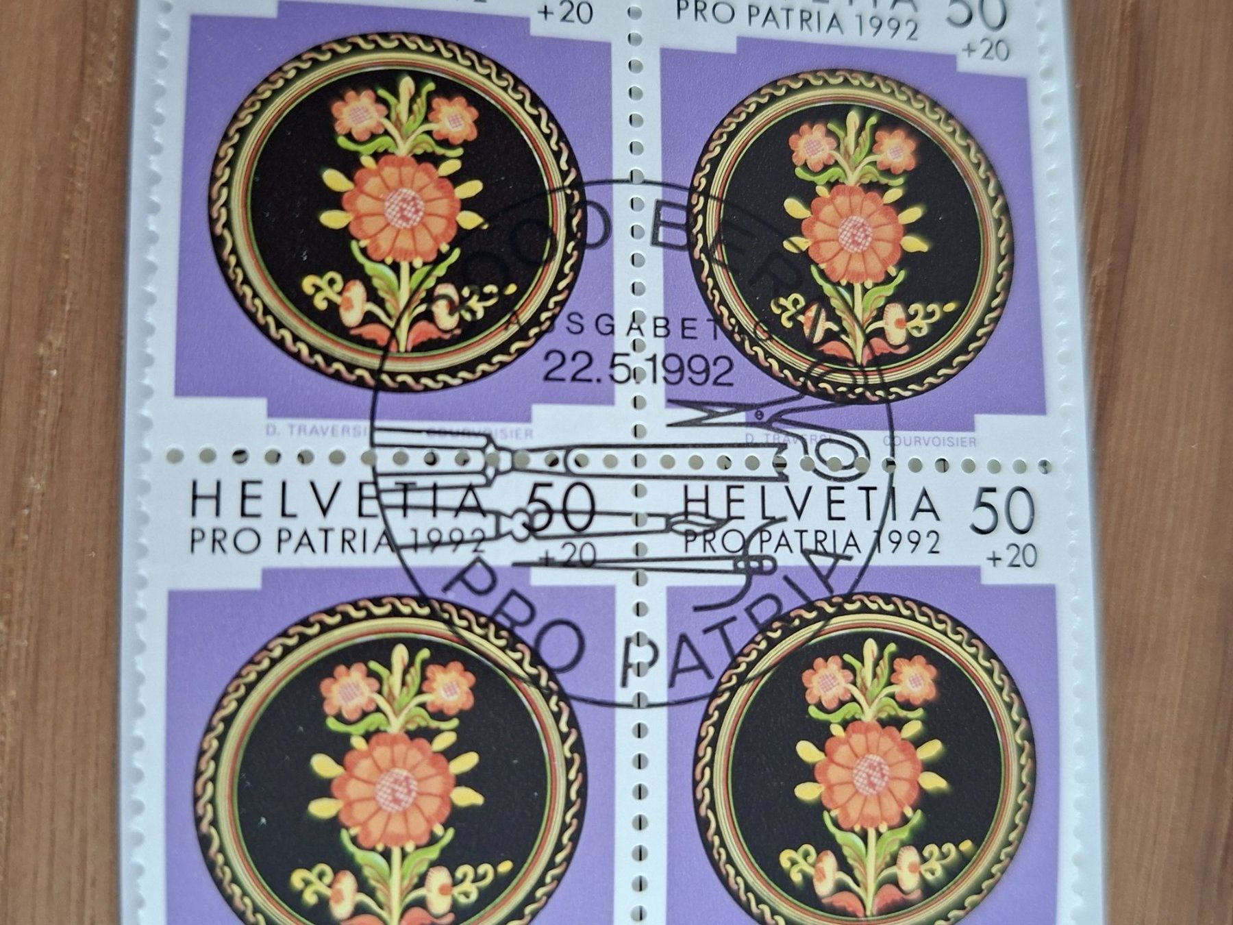 Tutti i francobolli: Markenheftchen: Pro Patria 1992 – Nuovo (secondo la descrizione) da Hinterkappelen venduto da 1399 4