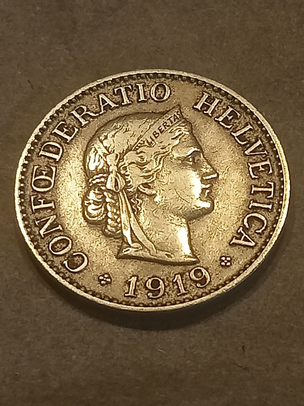 Alle Münzen: 10 cts 1919 rar!  – Gebraucht aus Alpnach Dorf von ake-7x7v