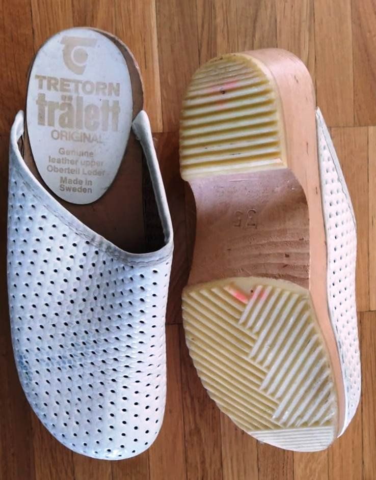 Herrenschuhe: Clogs aus Holz in Grösse 35 – Neu (gemäss Beschreibung) aus Zürich von 1-2-3 5