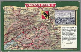 BERN, LITOKARTE *, GEOGRAPHISCHE KARTE