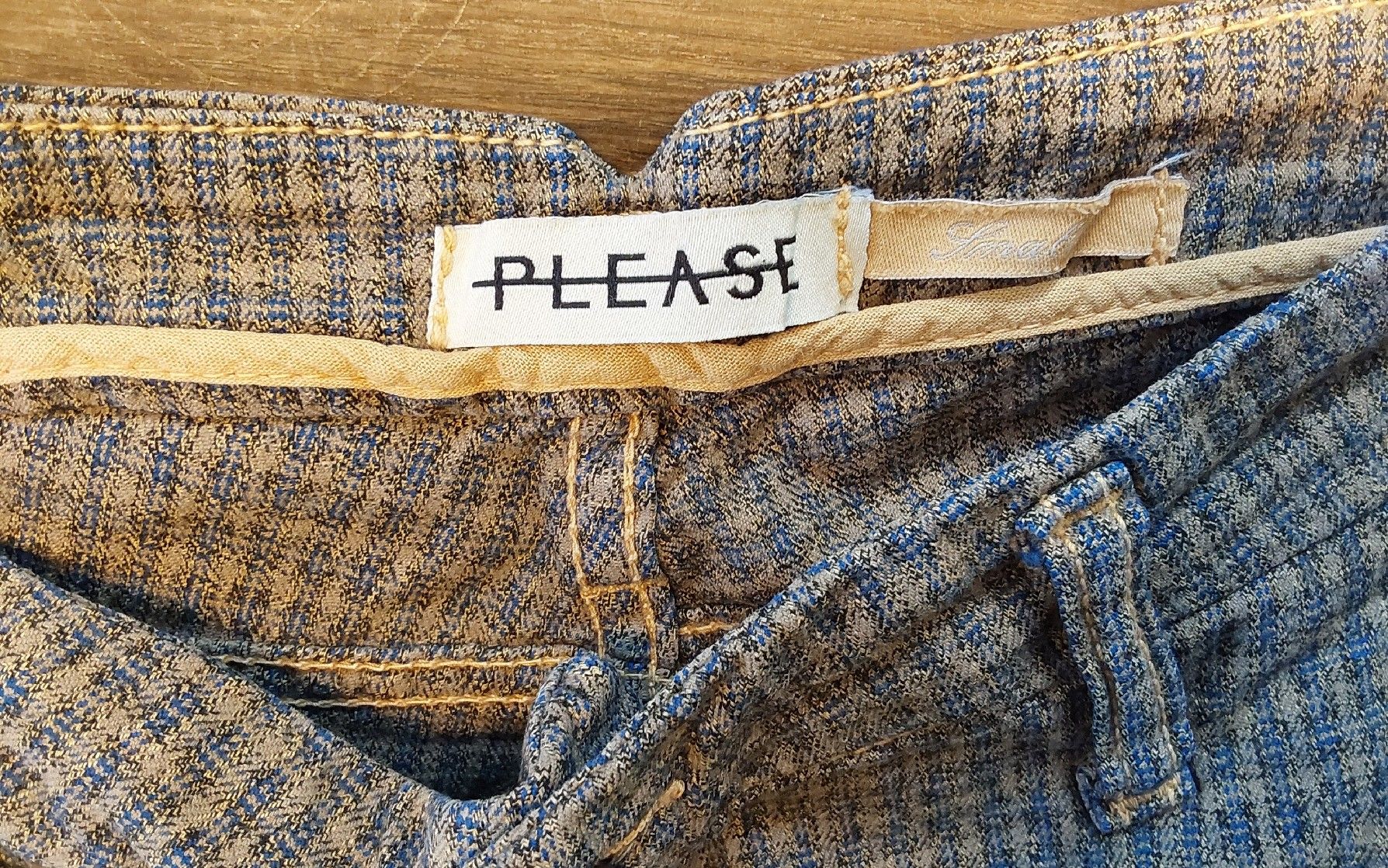 Please Jeans Pantaloni: Hose Please kariert S – Nuovo (secondo la descrizione) da Köniz venduto da scopello12 4