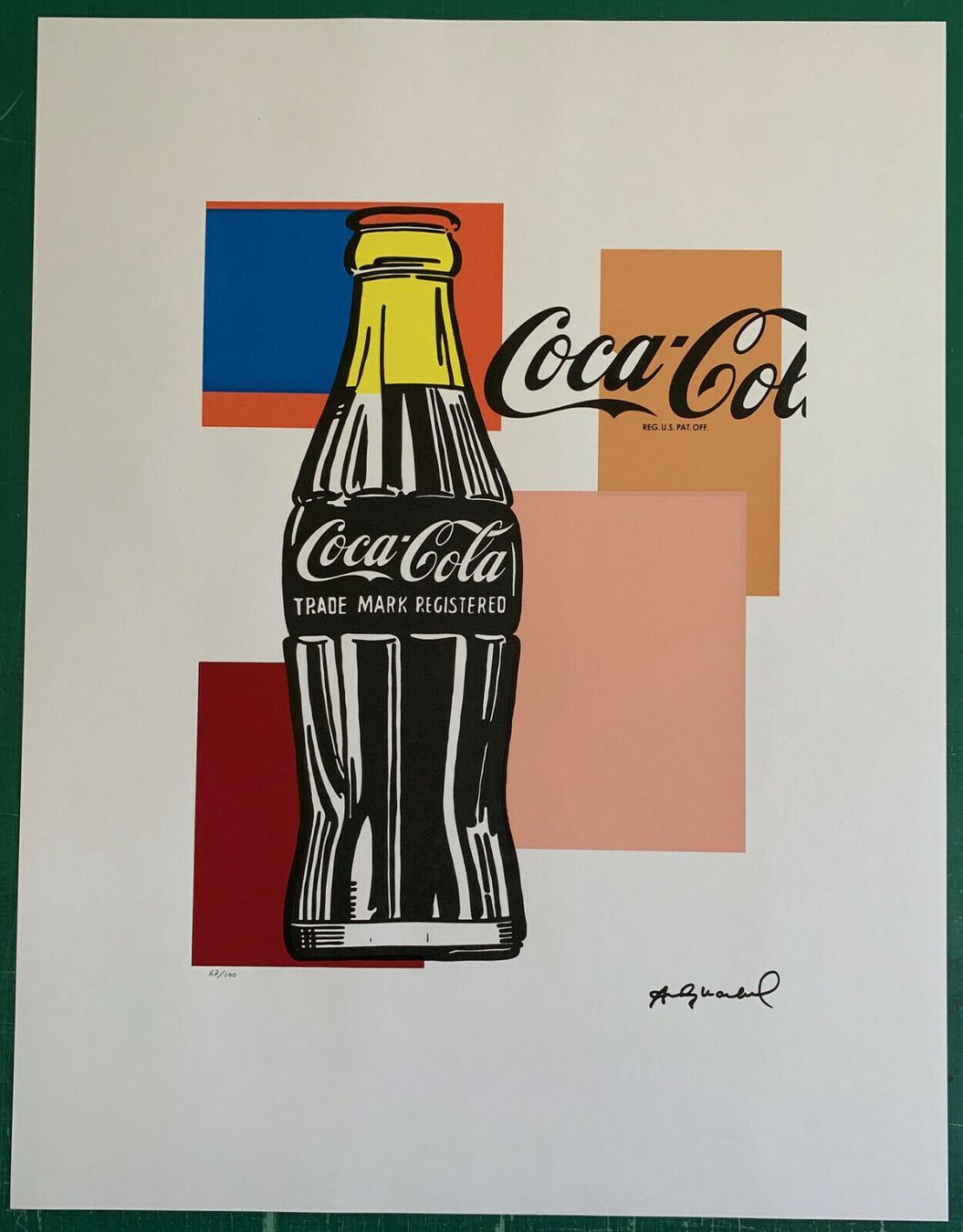 Foto & Immagini: Andy Warhol - Coca Cola 67/100 – Nuovo e nell'imballaggio originale da Adligenswil venduto da O_D_E_O_N 1