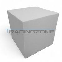 B11 Cube Up & Seat Akustikwürfel/Hocker Weiss, 50 cm