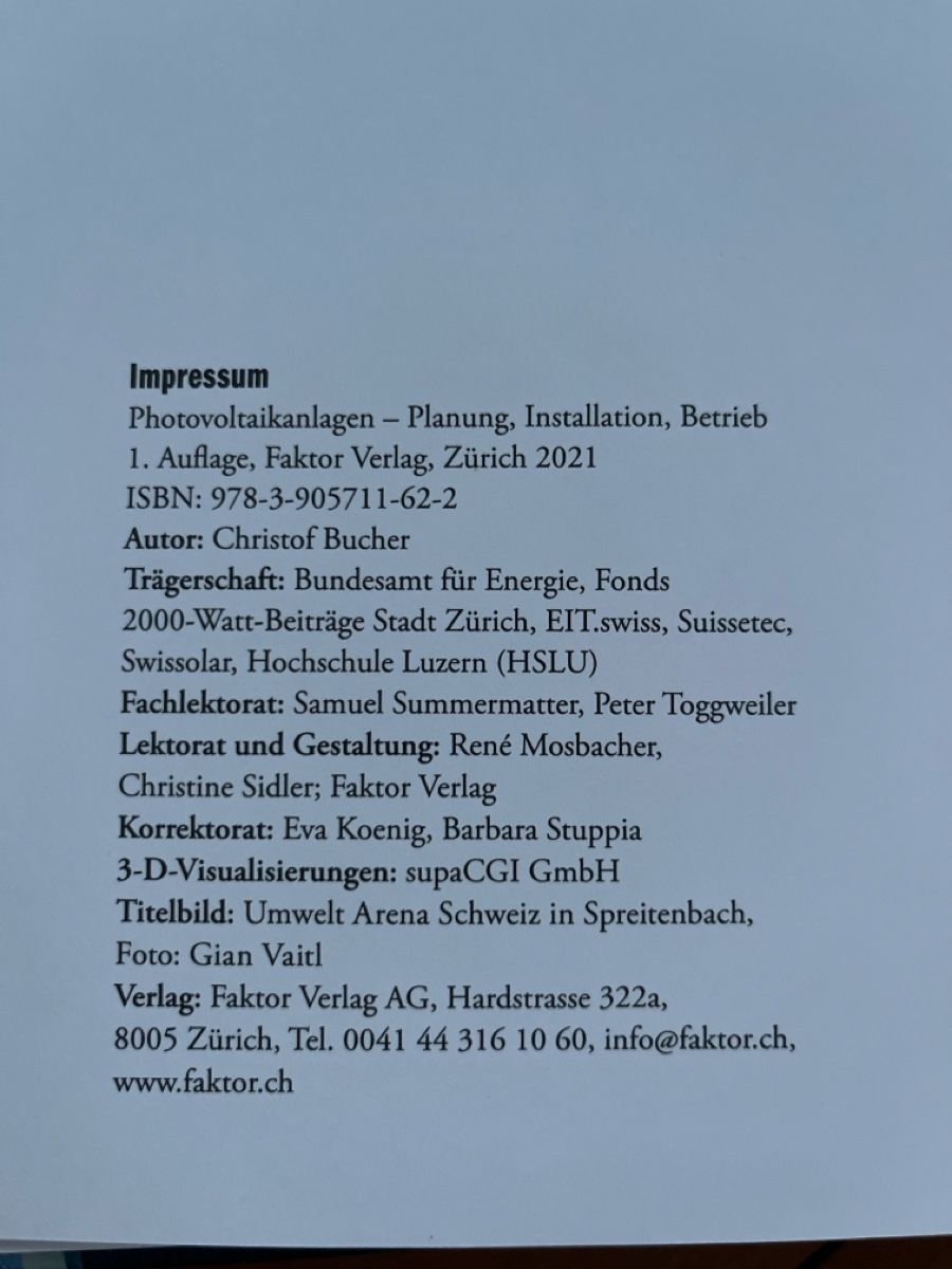 Libri: Photovoltaikanlagen – Nuovo e nell'imballaggio originale da Winterthur venduto da ili_r8rh 1
