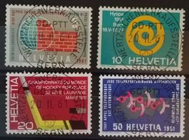 3936) 375-78, Werbemarken ET Vollstempel Kt. 70.-