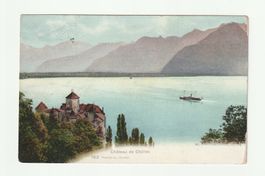 Ansichtskarte Schloss Chillon Waadt Montreux Gelaufen 1955