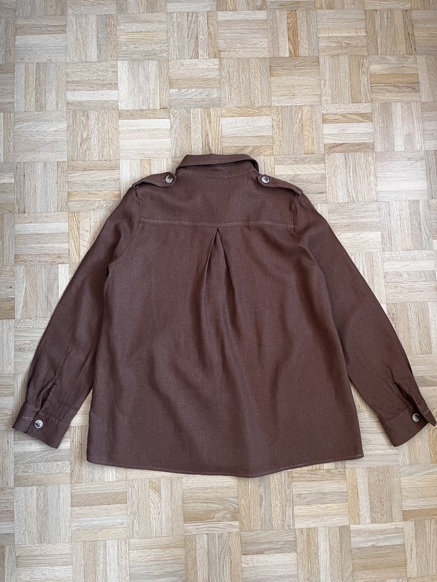 Giacche: Vicolo Leinen Jacke Braun Gr. S – Usato da Zürich venduto da Kleanthy 6