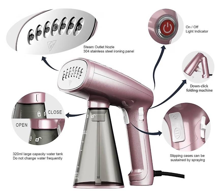 Küchengeräte: Portable Fast Heat Foldable Fabric Steamer – Gebraucht aus Unterägeri von eve_76lj 4