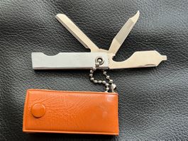Kleines Vintage-Taschenmesser 60 mm USA mit Etui - neuwertig