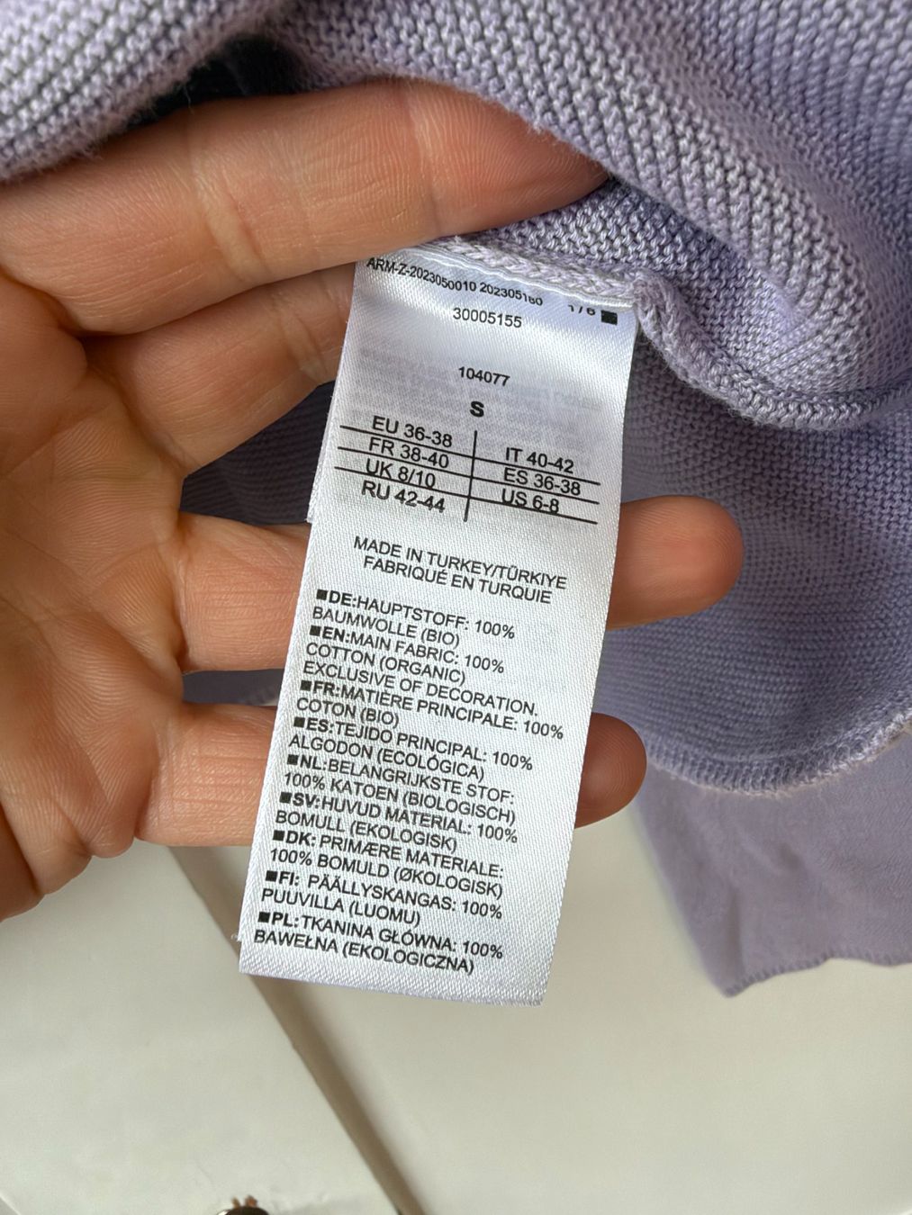 Armedangels Pulls & Sweat-shirts: ARMEDANGELS Strickpullover lila, Bio-Baumwolle, Gr. S – D'occasion à Neukirch an der Thur par foundby. 2