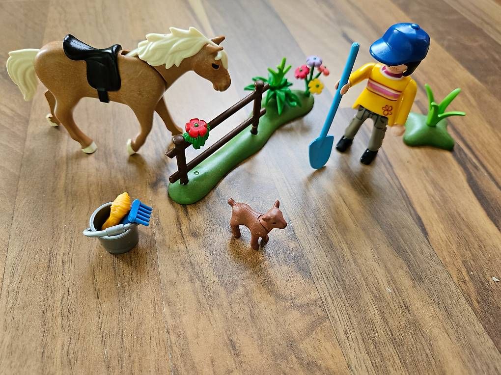 Giocattoli: Playmobil Pferd mit Figur – Usato da Neudorf venduto da Vogelhof