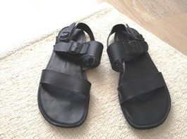 GROUNDIES KOS Barfusssandalen Grösse 40 schwarz