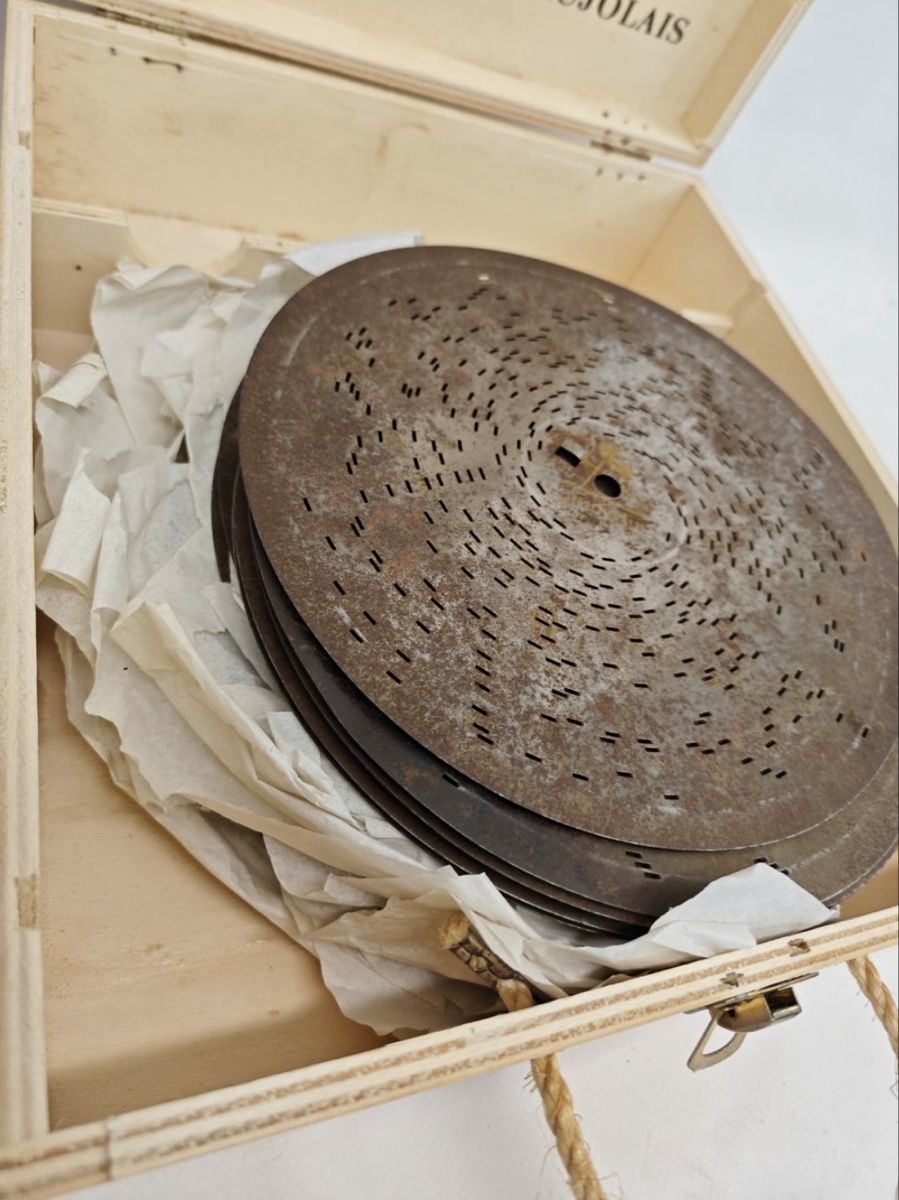 Carillon: Antikes Symphonion & 49x Blechplatten – Usato da Solothurn venduto da NUVICO 4